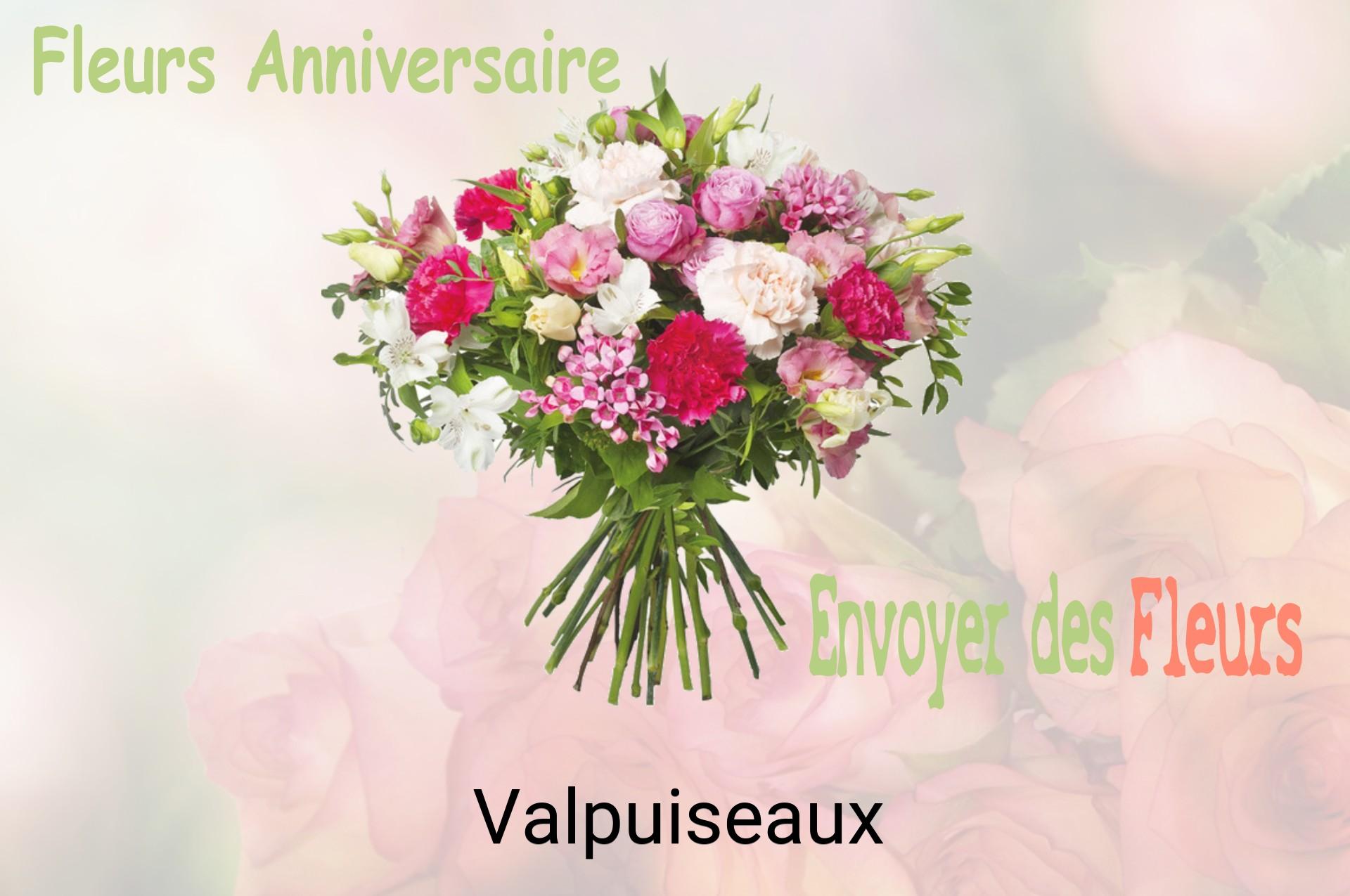 Bouquet de fleurs d’anniversaire livré à Valpuiseaux