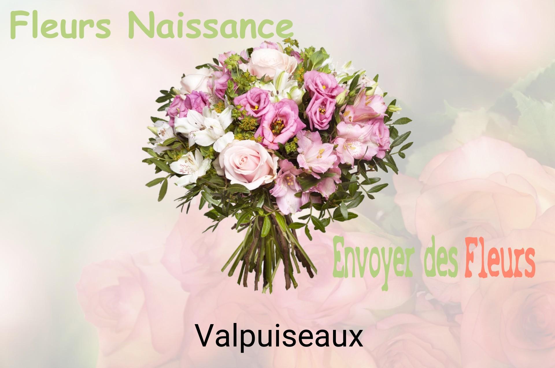 Bouquet de fleurs de naissance livré à Valpuiseaux