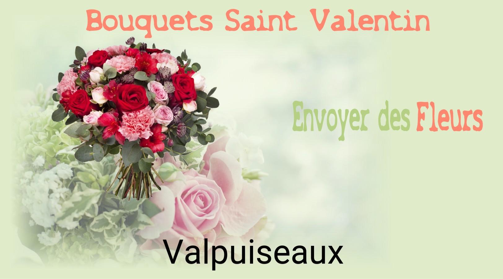 Roses de Saint-Valentin livrées à Valpuiseaux